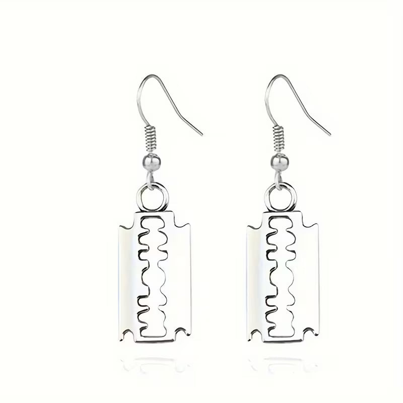 Razor Blade Earrings