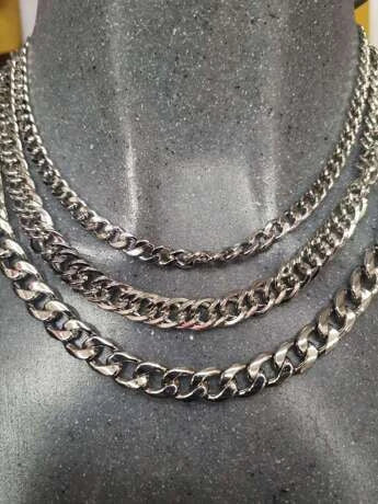 3pc Cuban Link Necklace Set