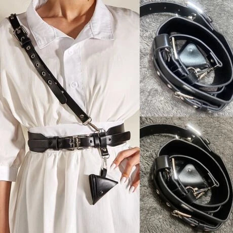 Harness Belt Suspenders & Key Chain