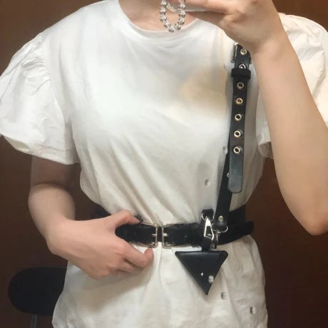 Harness Belt Suspenders & Key Chain
