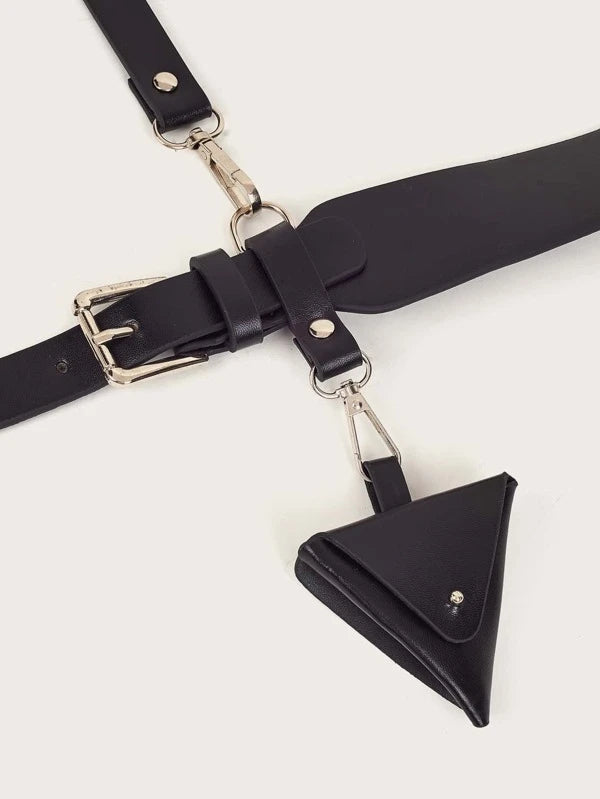 Harness Belt Suspenders & Key Chain
