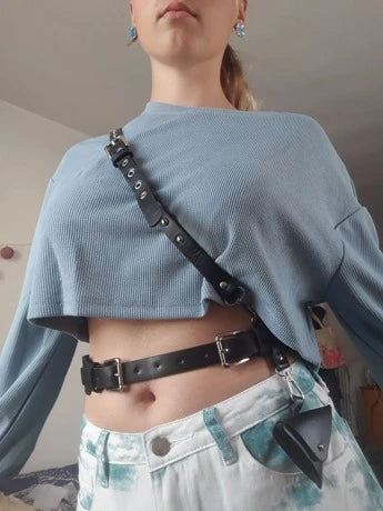 Harness Belt Suspenders & Key Chain