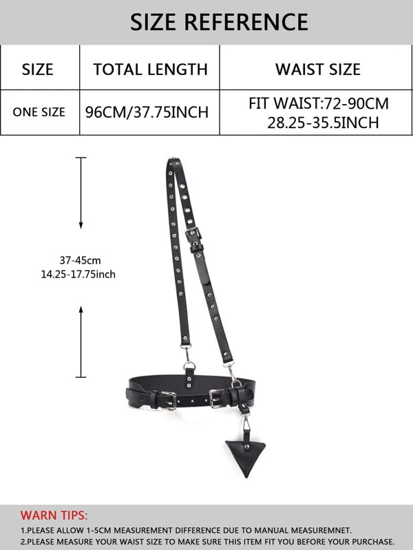 Harness Belt Suspenders & Key Chain