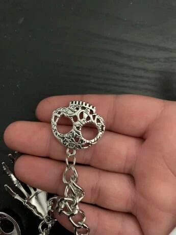 Mall Gothic Skull Pants Chain
