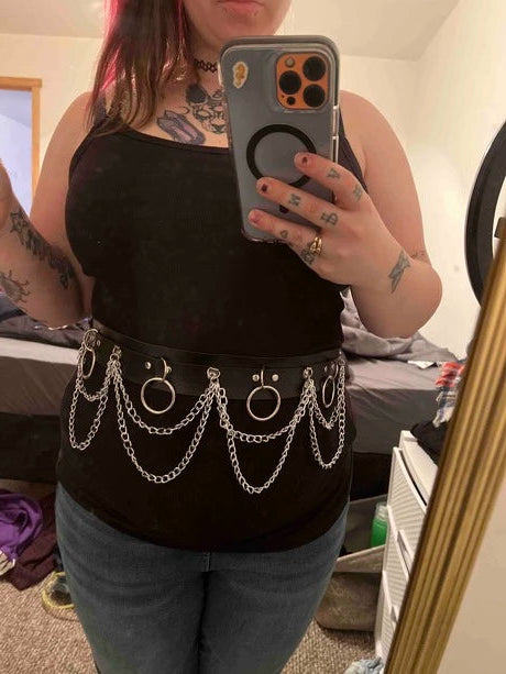 Harness Corset Belt O Ring