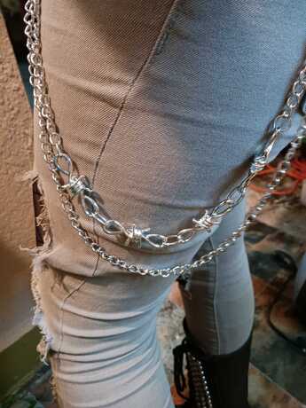 Barbed Wire Wallet Chain
