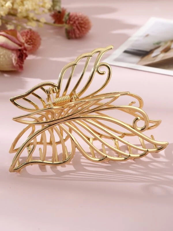 Gold Butterfly Hair Claw