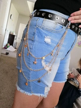 Star Astrology Wallet Chain