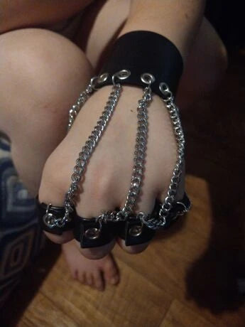 Chain Ring Bracelet Glove
