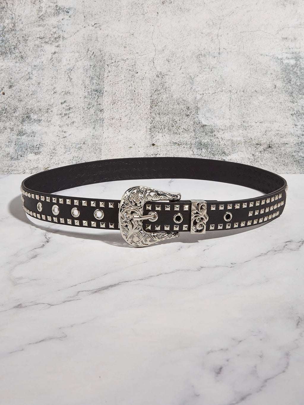 Rivet Studded Belt Western Belt