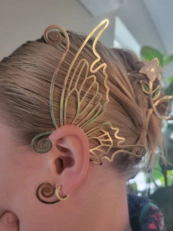 Gold Dragon Ear Cuff