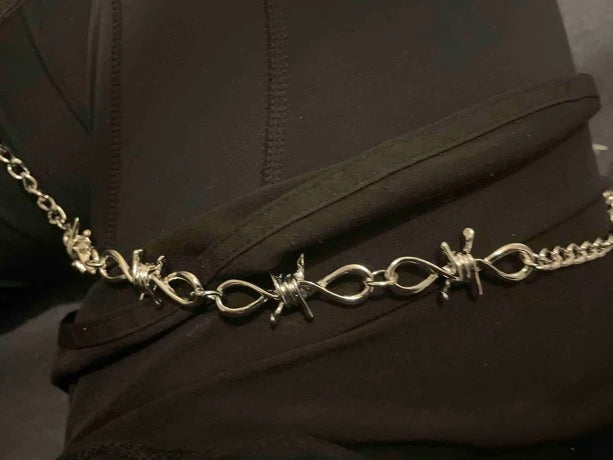 Barbed Wire Wallet Chain