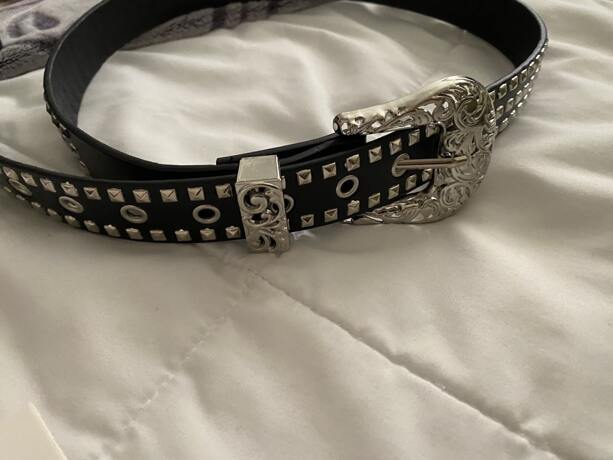 Rivet Studded Belt Western Belt