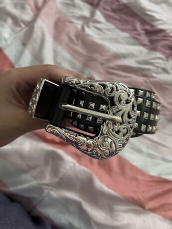 Rivet Studded Belt Western Belt