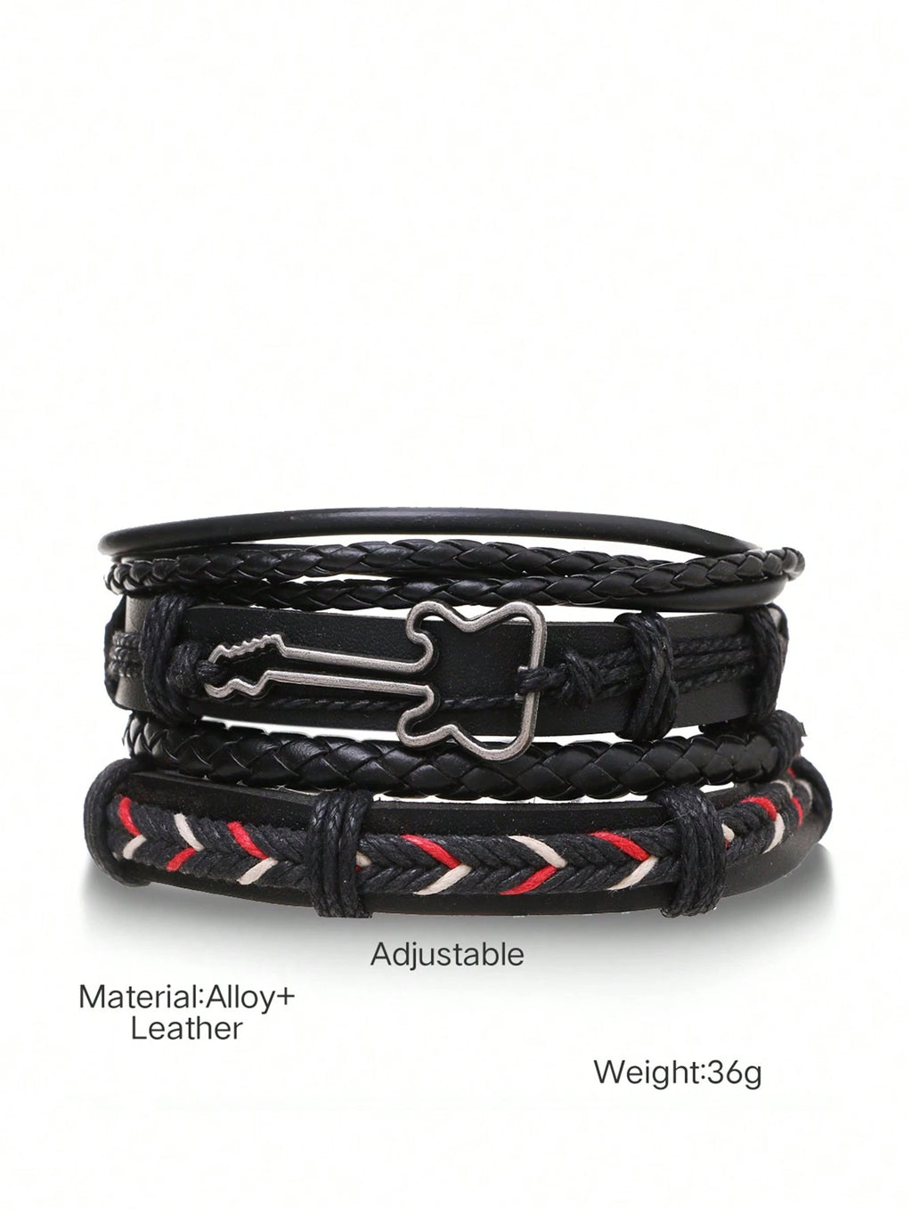 Guitar 4Pc Bracelet Set
