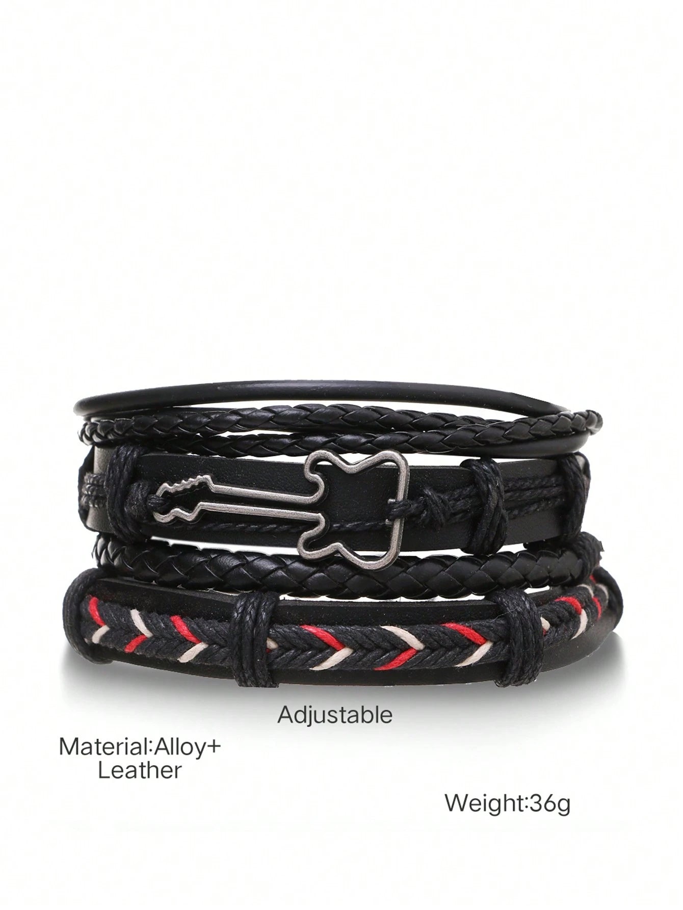 Guitar 4Pc Bracelet Set