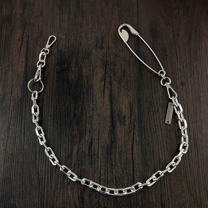 Punk Safety Pin Pants Chain