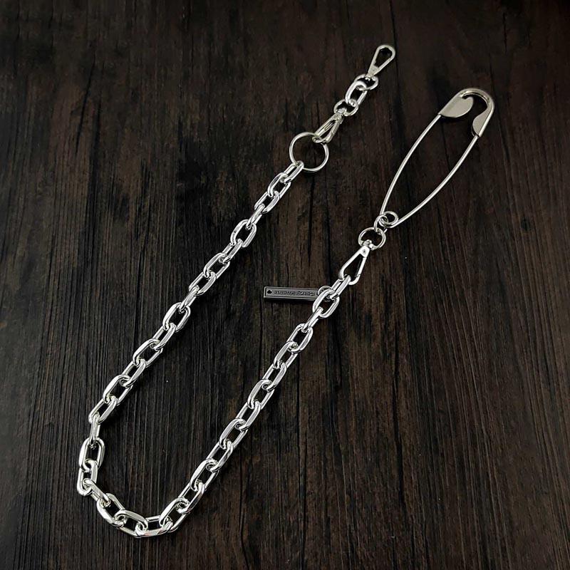 Punk Safety Pin Pants Chain