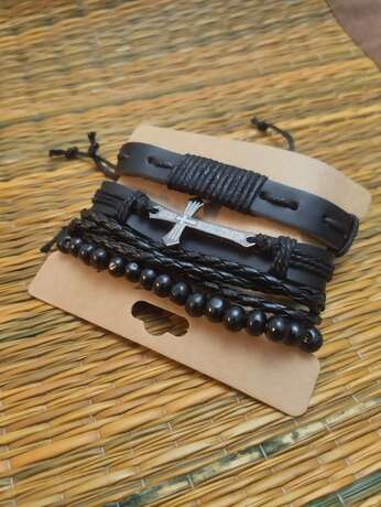 Cross Bracelet Set
