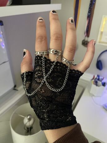 Kurapika Chain Ring Anime Cosplay
