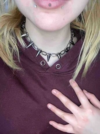 Spiked Choker Necklace