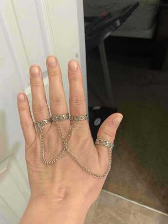 Kurapika Chain Ring Anime Cosplay