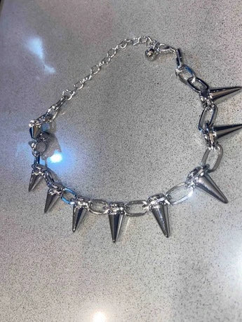 Spiked Choker Necklace