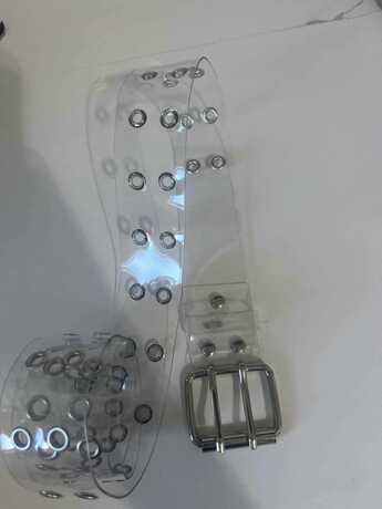 Clear PVC Grommet Belt