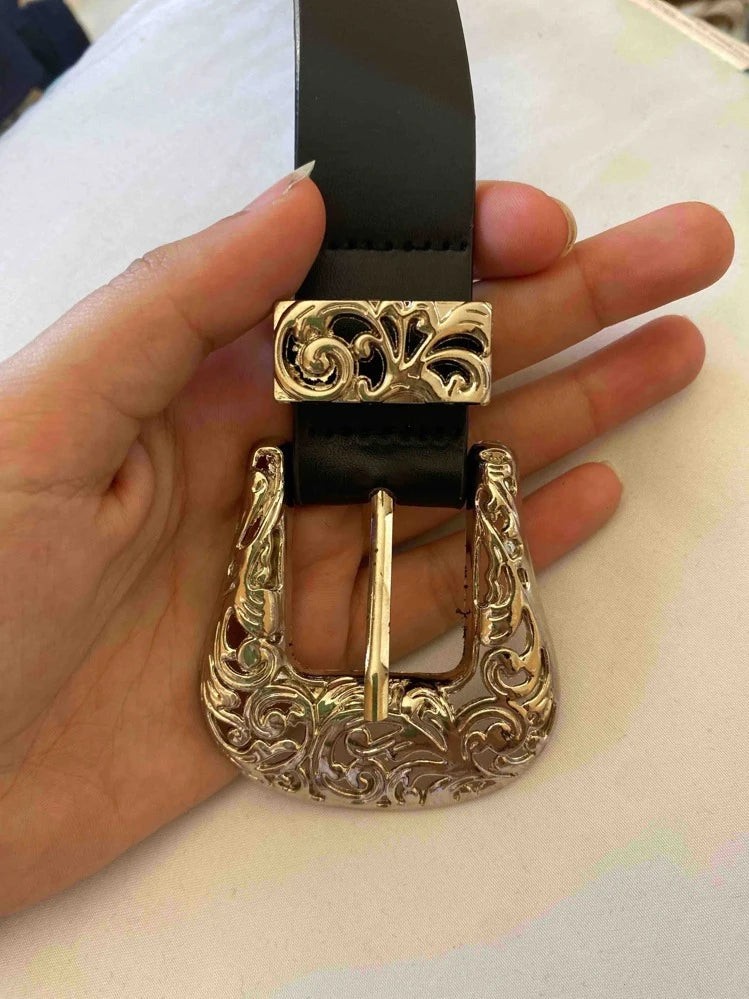 Rivet Studded Belt Western Belt