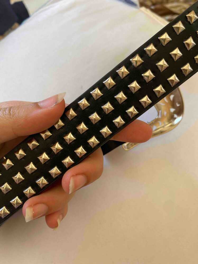 Rivet Studded Belt Western Belt