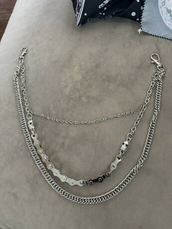 Bike Skull Wallet Chain