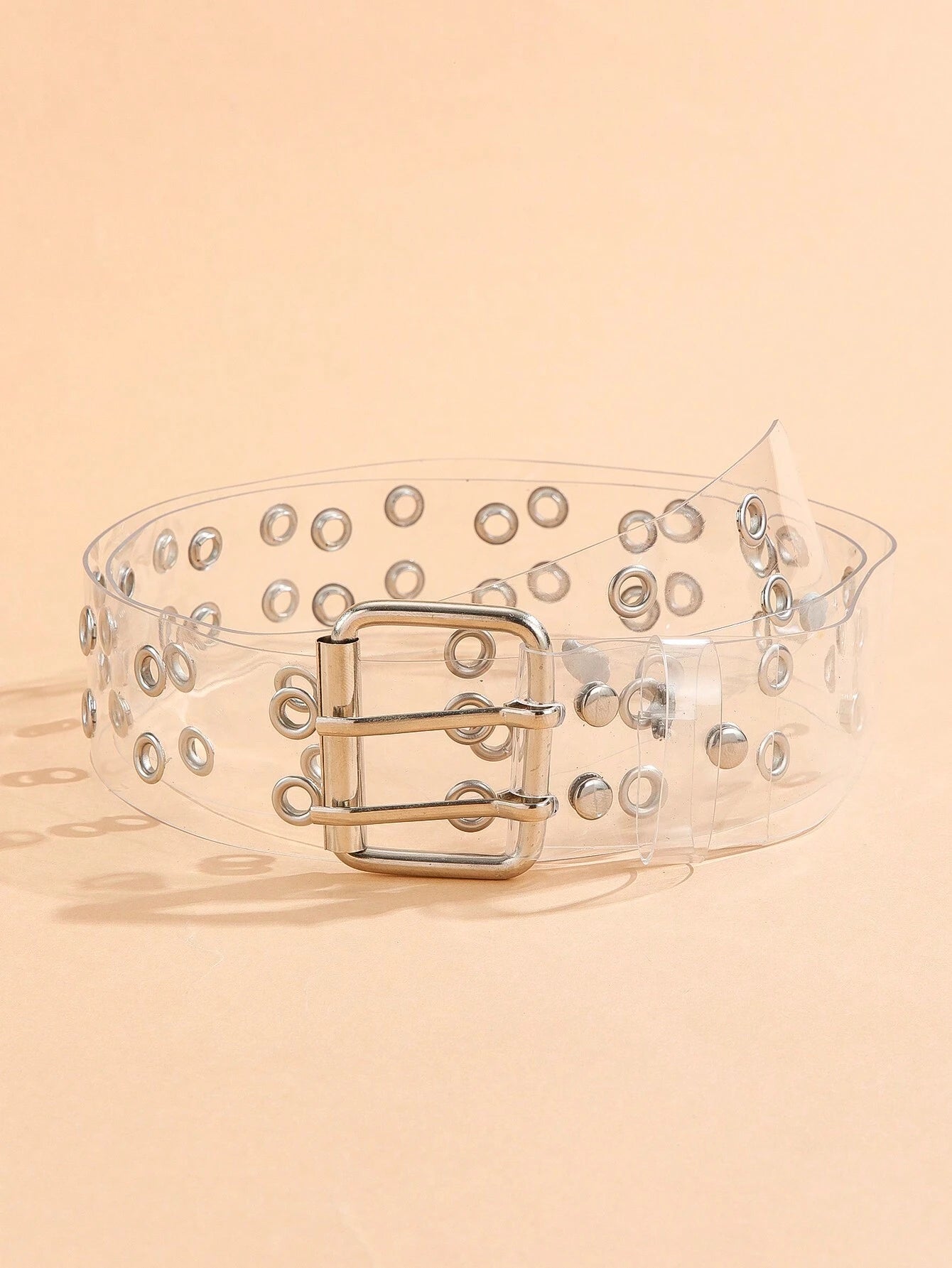 Clear PVC Grommet Belt