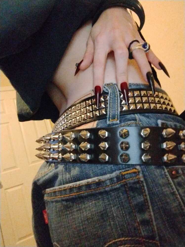 Gothic Punk Spiked Belt