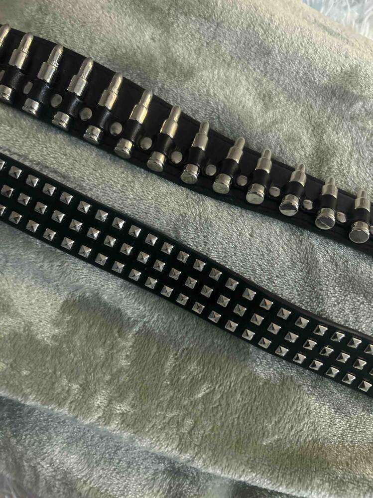Rivet Studded Belt Western Belt