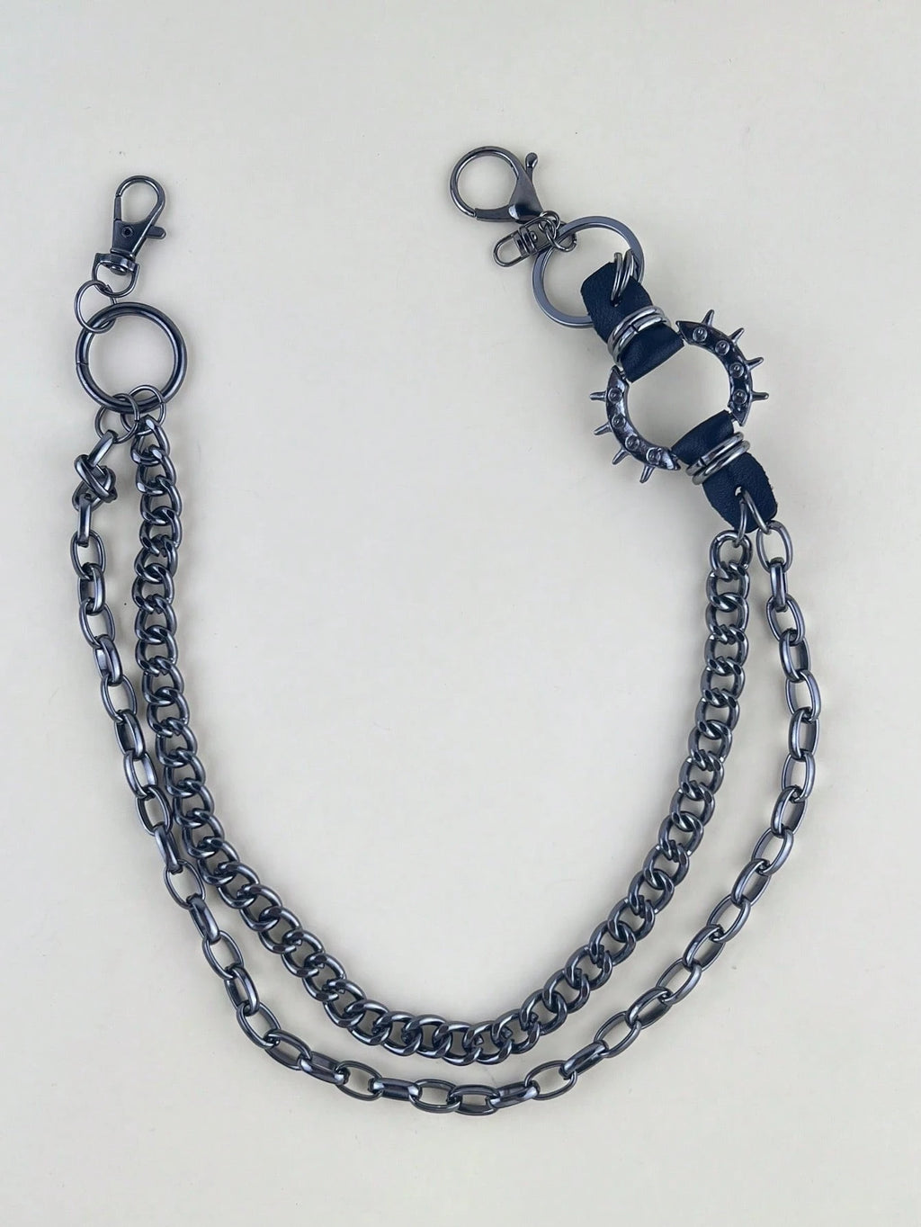 Spiked O Ring Pants Chain