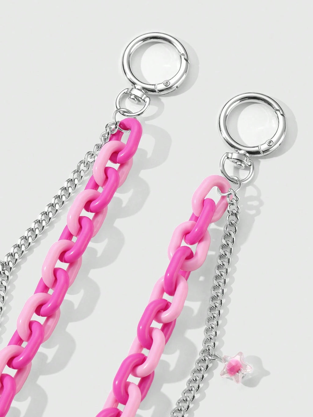 Kandi Hot Pink Pants Chain