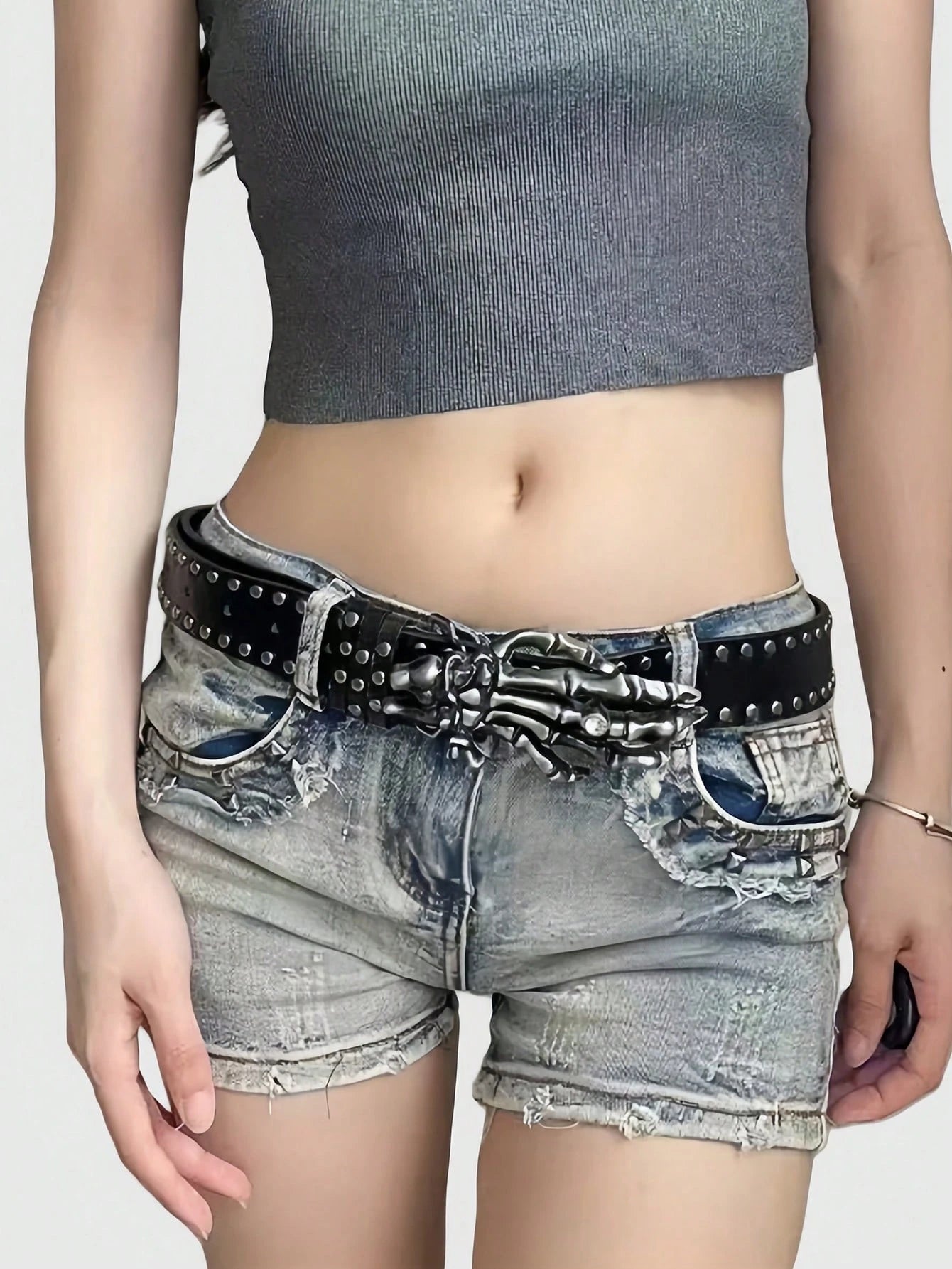 Skeleton Hand Belt