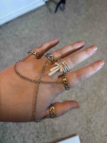 Kurapika Chain Ring Anime Cosplay