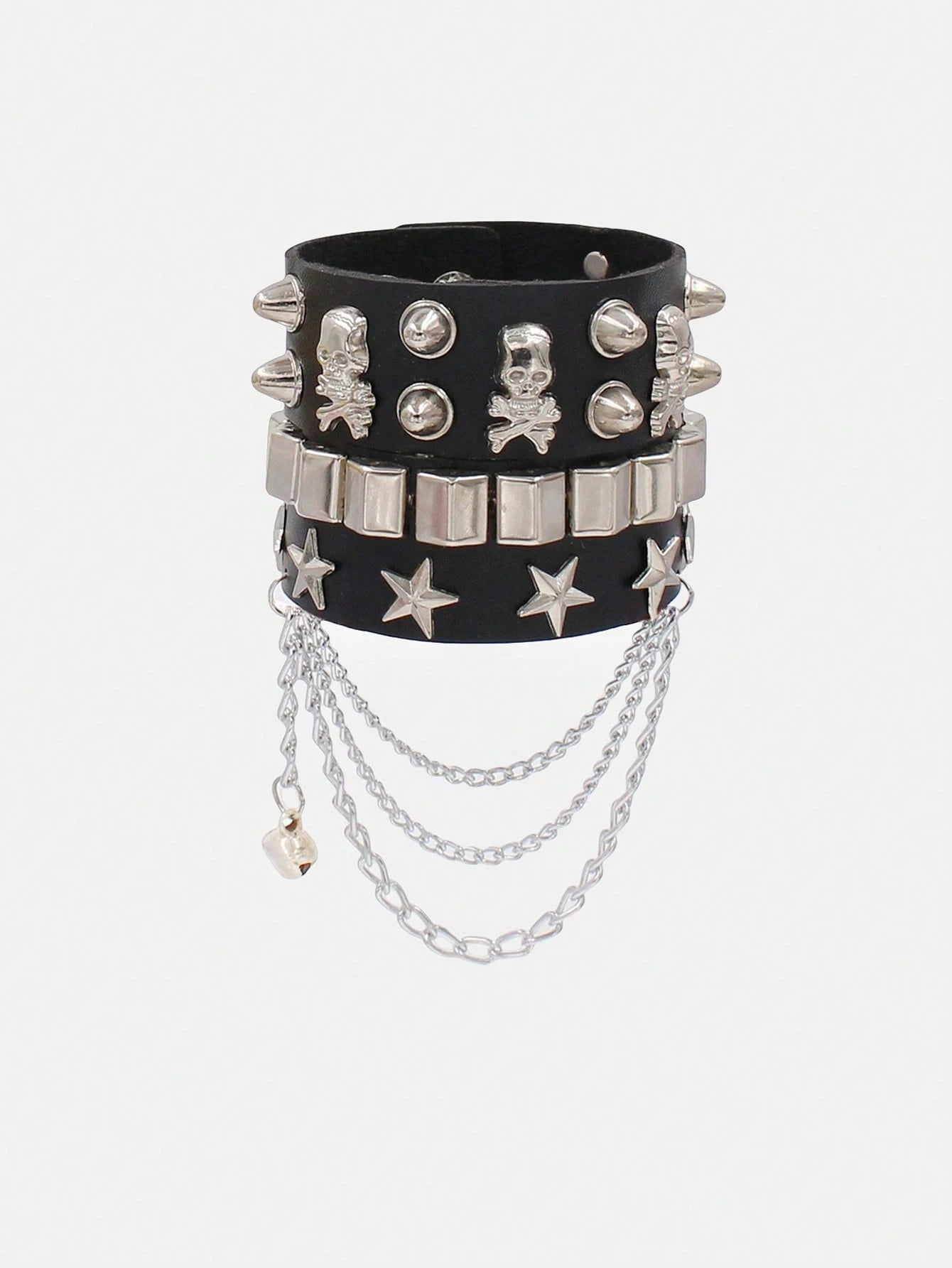 Punk Cuff Bracelet 2PC Set