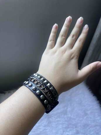 Punk Cuff Bracelet Retro Rock Wristband