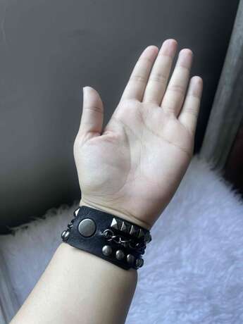 Punk Cuff Bracelet Retro Rock Wristband