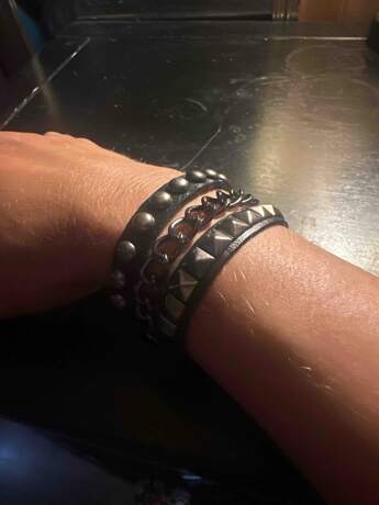 Punk Cuff Bracelet Retro Rock Wristband