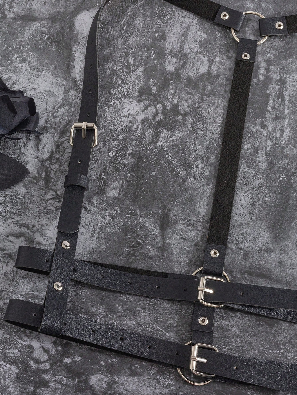 Vegan Leather Suspenders