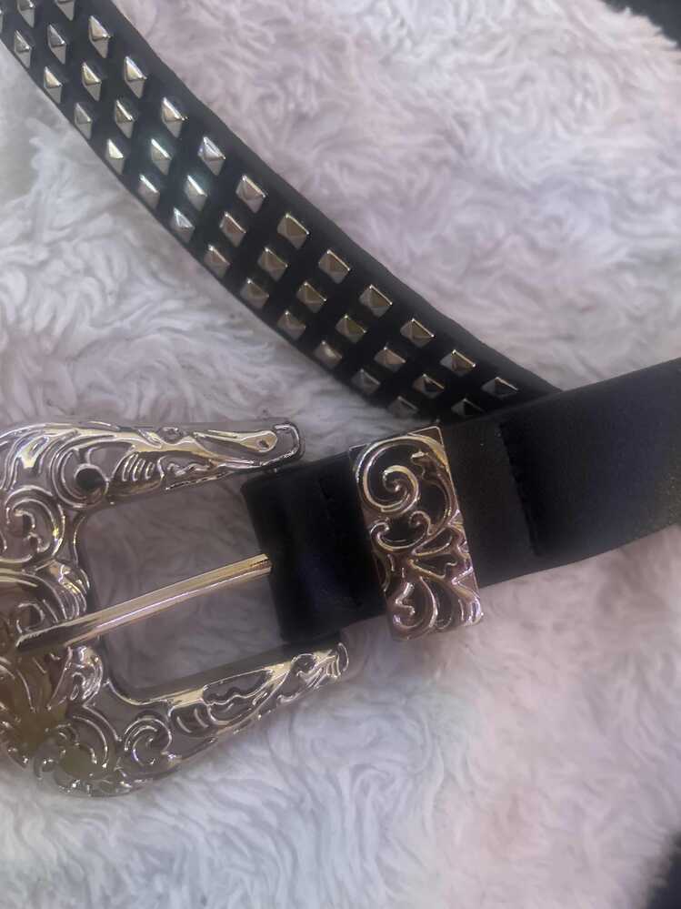Rivet Studded Belt Western Belt
