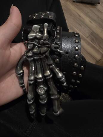 Skeleton Hand Belt