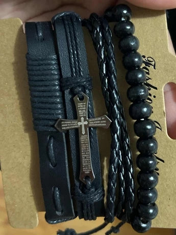 Cross Bracelet Set