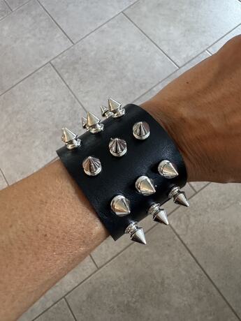 Rock Spiked Bracelet