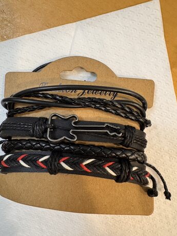 Guitar 4Pc Bracelet Set