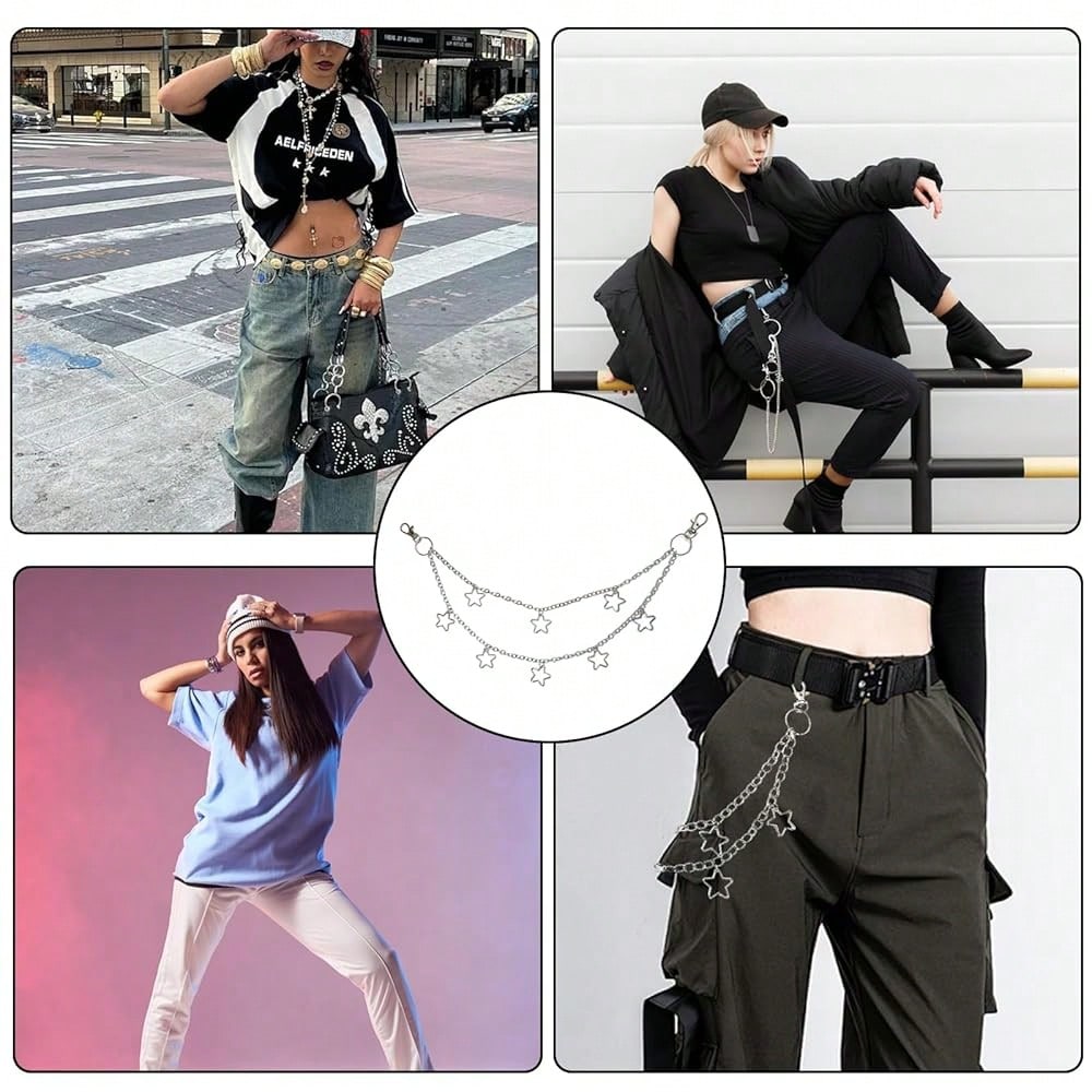 Star Astrology Wallet Chain