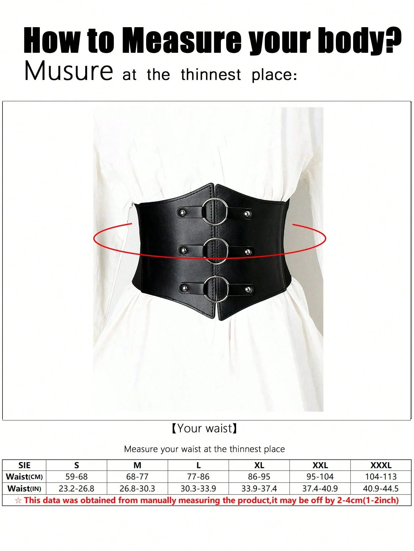 O Ring Corset Harness Belt